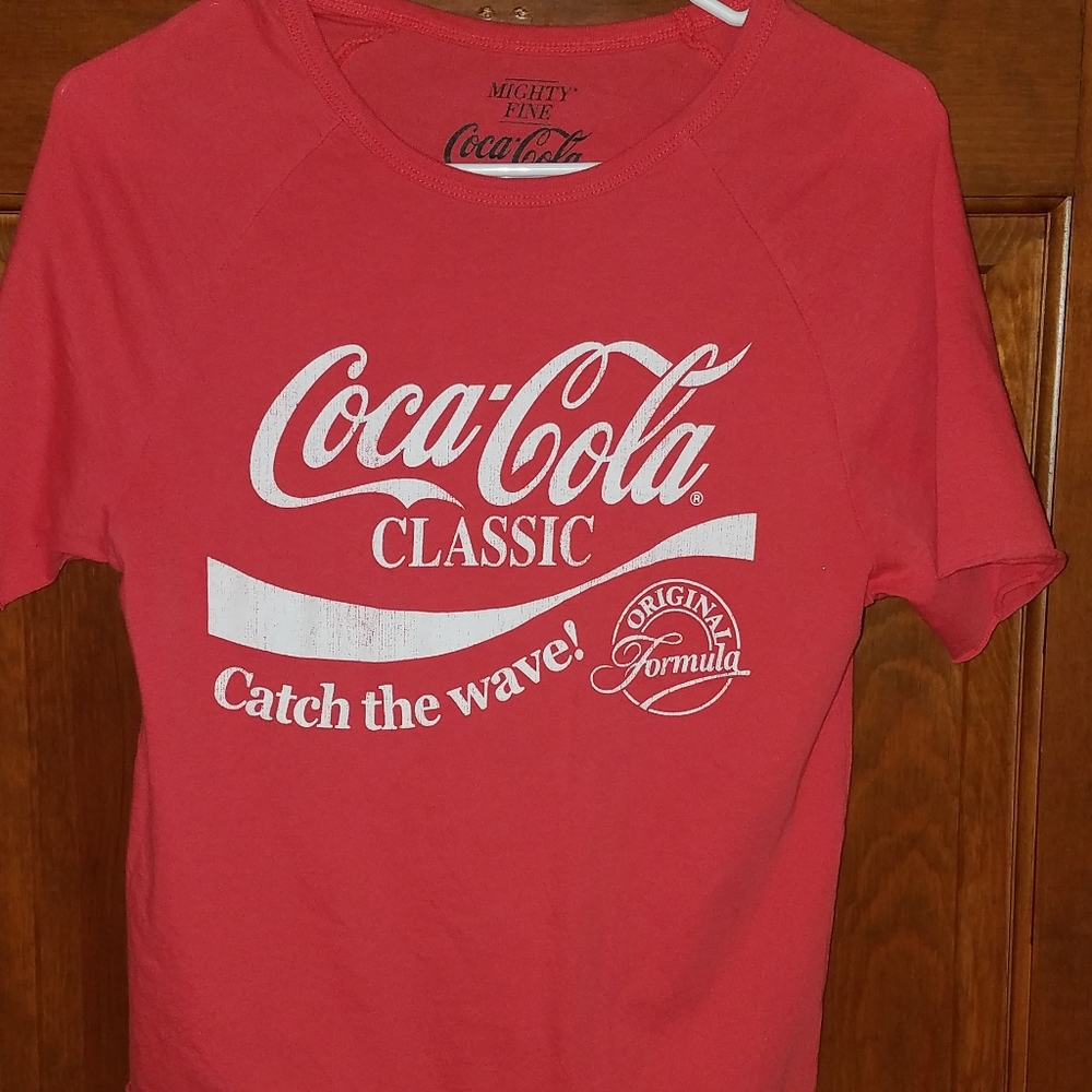 Mighty Fine Coca Cola Crop Tee